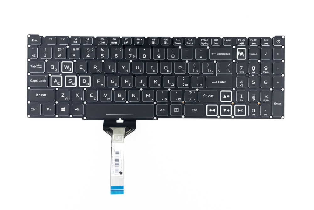Клавиатура для Acer PH317-56 p/n: 9Z.NK1BK.C1D, NSK-FFBCBN1D #1