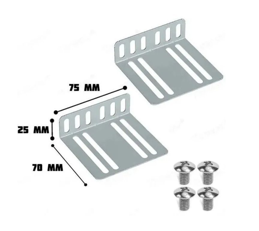 Универсальное крепление Андроид магнитолы (металлический кронштейн ...