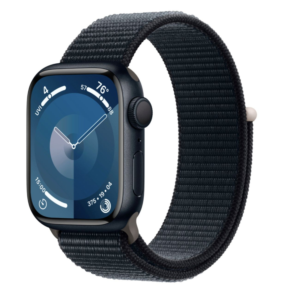 Умные часы Apple Watch Series 9, 41mm, Midnight (Размер S/M) #1