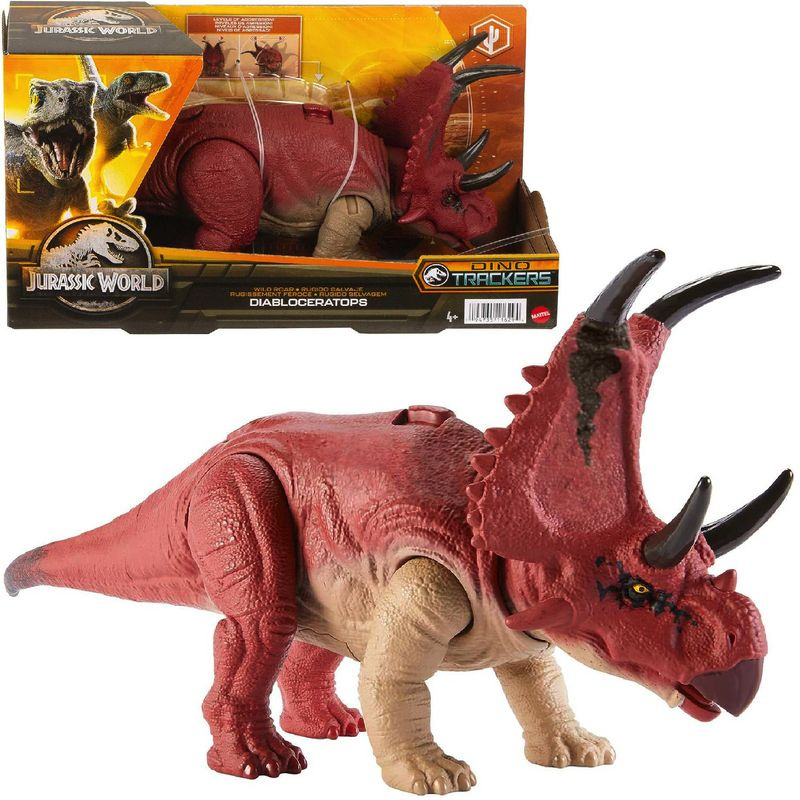 Динозавр Jurassic World Diabloceratops Wild Roar Диаблоцератопс дикий рев 29 см HLP16  #1