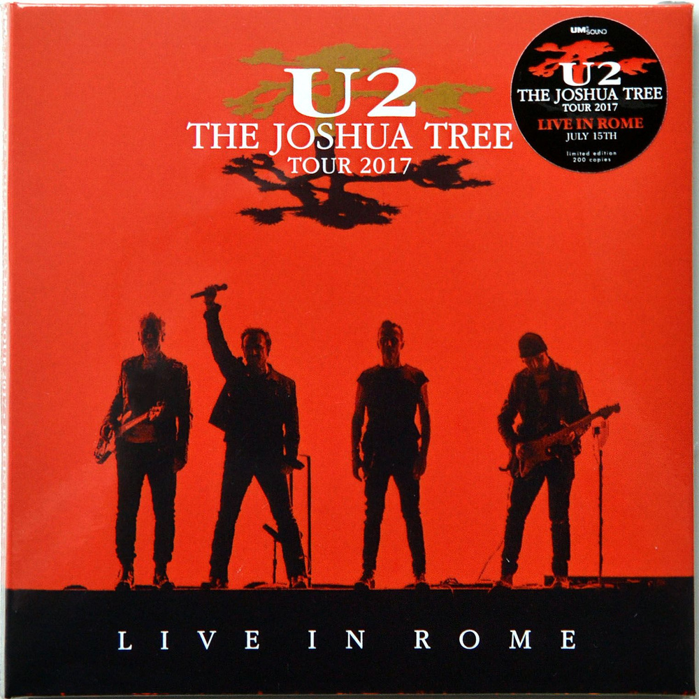 U2 Live in Rome Italy 2017 Joshua Three Tour 2CD set (компакт диск) #1