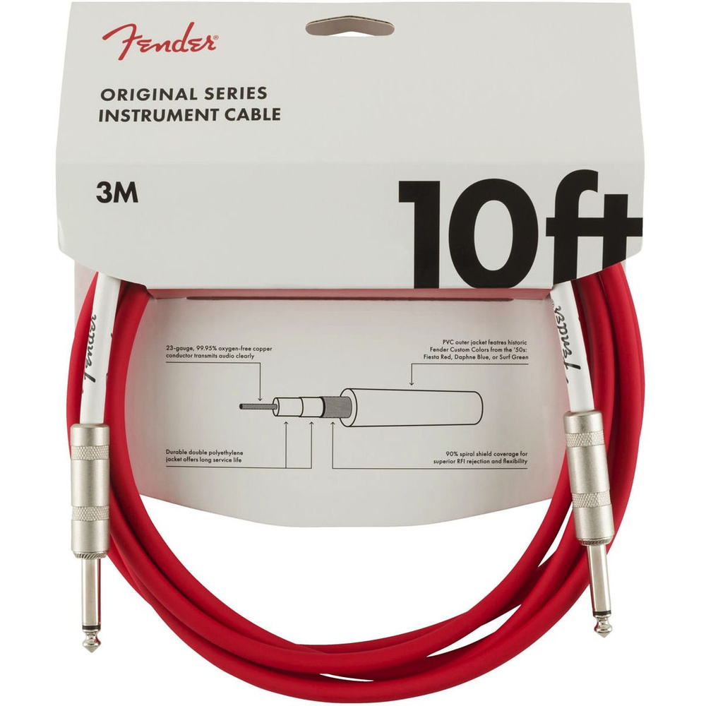 Инструментальный кабель FENDER 10 OR INST CABLE FRD #1