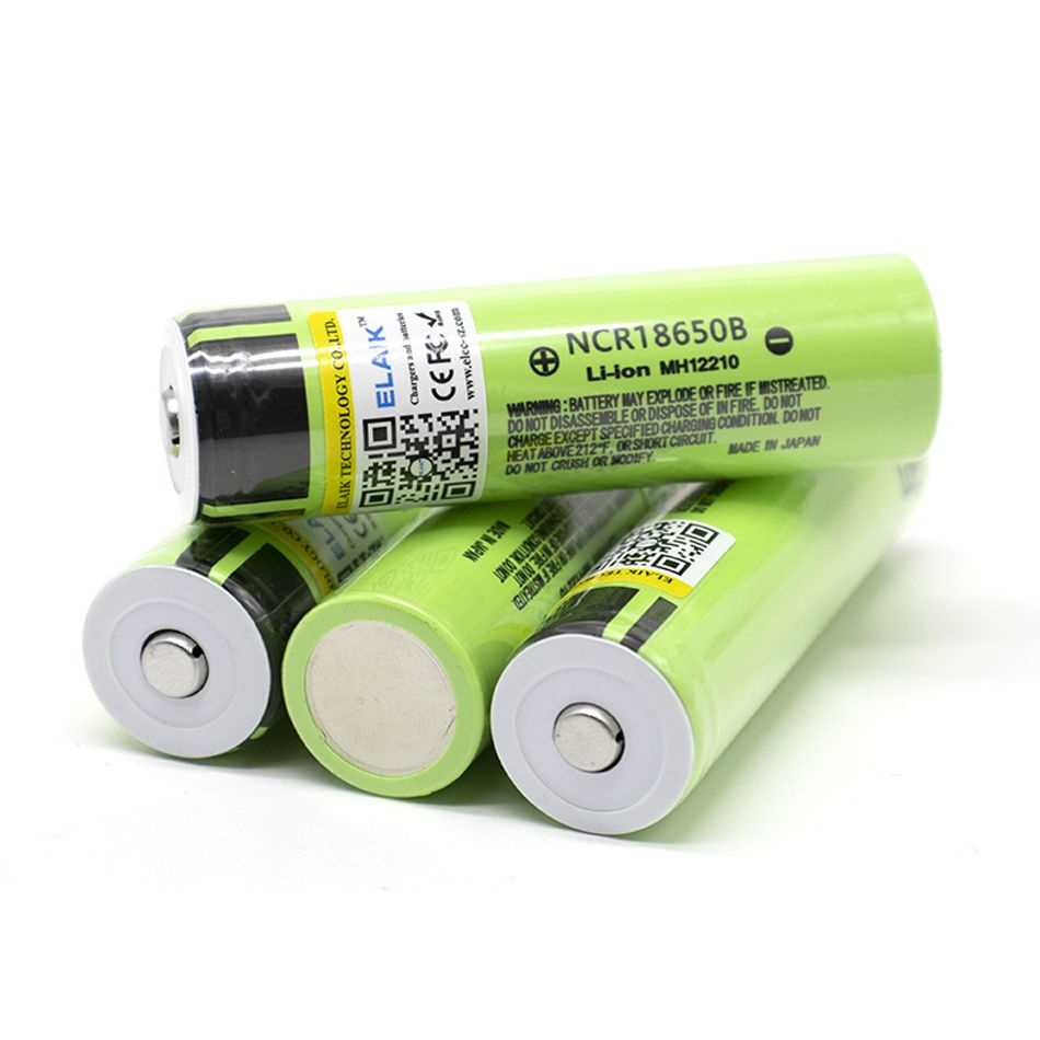 Аккумулятор ELAIK 18650 Li-ion 3.7В 3400mAh до 10А с выпуклым плюсовым контактом, незащищенный  #1