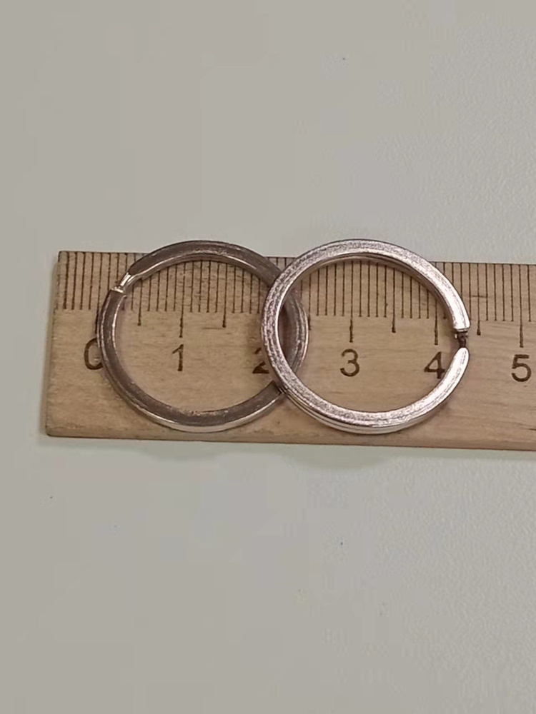 Кольцо для ключей ф25мм (D плоское), , 100 шт #1