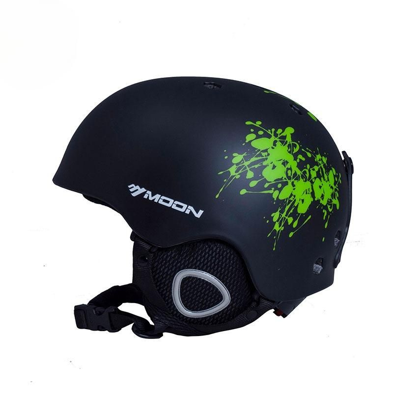 Спортивный шлем для сноуборда, зеленый L #1