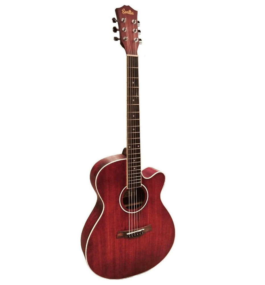 Гитара акустическая Sevillia IWC-235 MTRD Мензура - 650 мм. Цвет - красный  #1