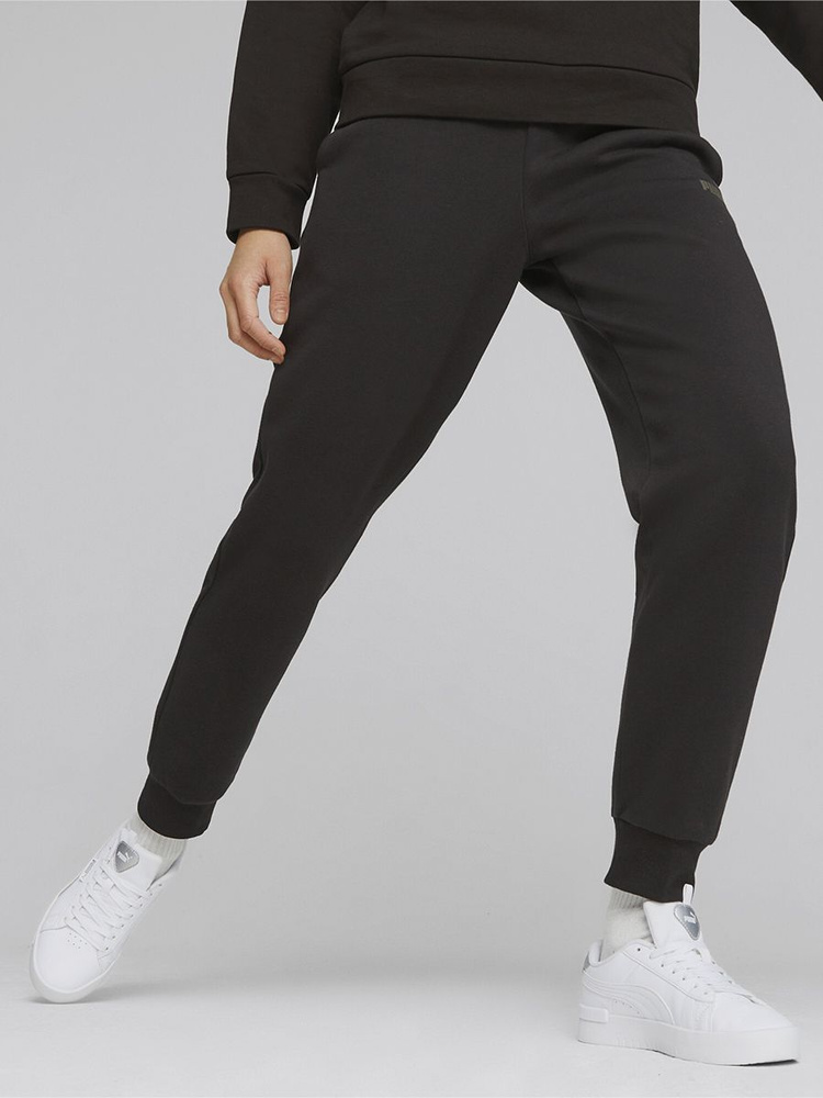 Брюки спортивные PUMA ESS+ Metallic Pants FL #1