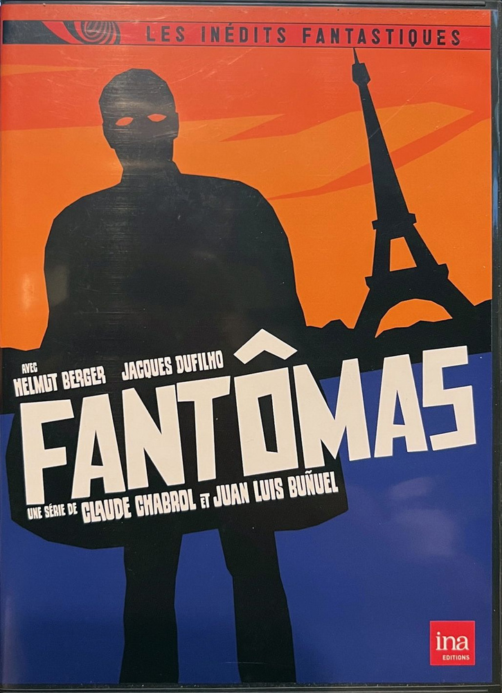 Фантомас, Fantomas, (реж. Клод Шаброль), 1979, 4 серии, (2 DVD) французские диски на французском языке, #1