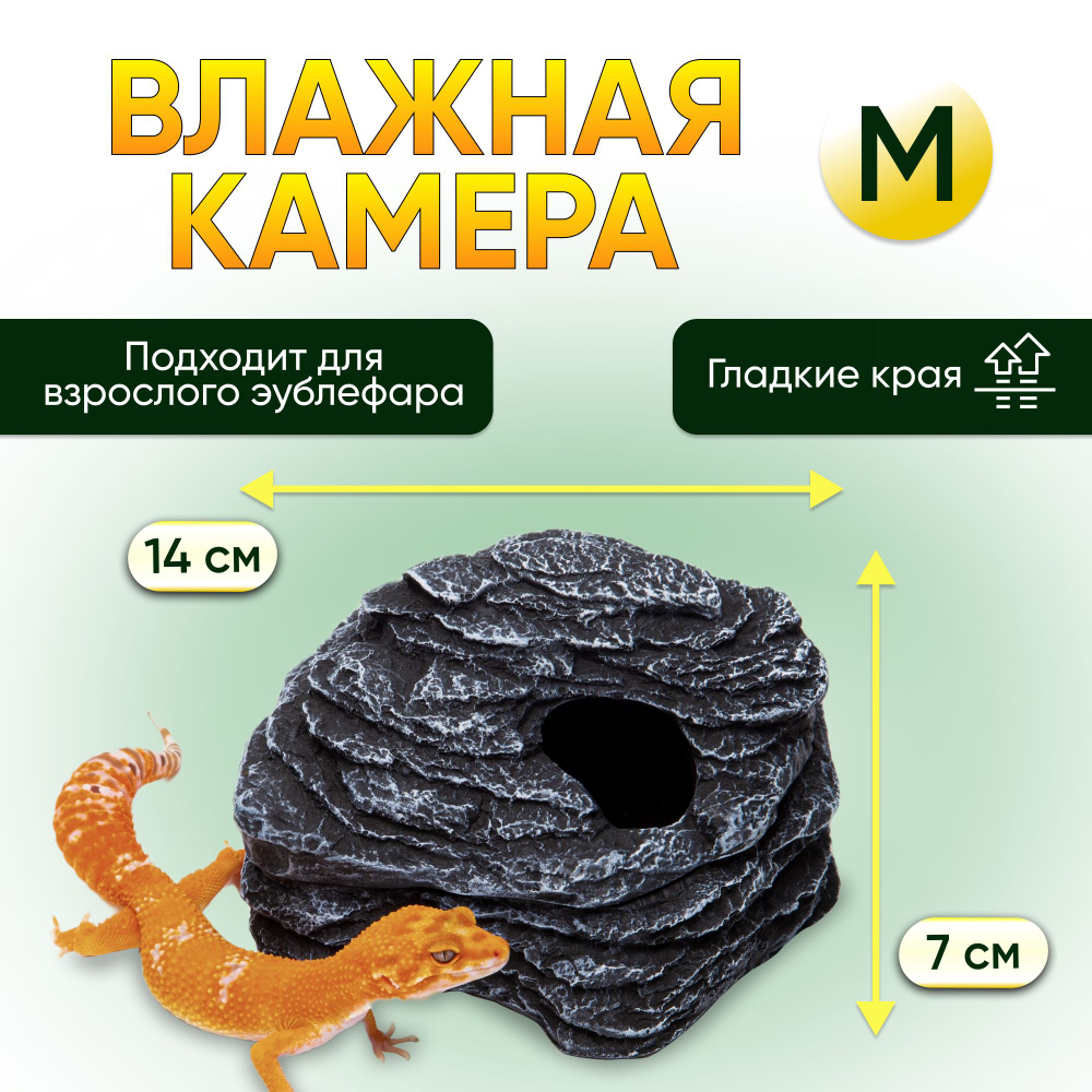 Влажная камера для рептилий, укрытия CUTE REPTILE #1