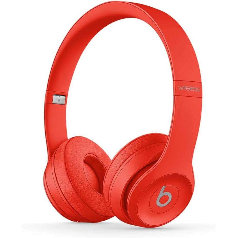 Beats Наушники беспроводные с микрофоном, Bluetooth, USB Type-C, красный  #1