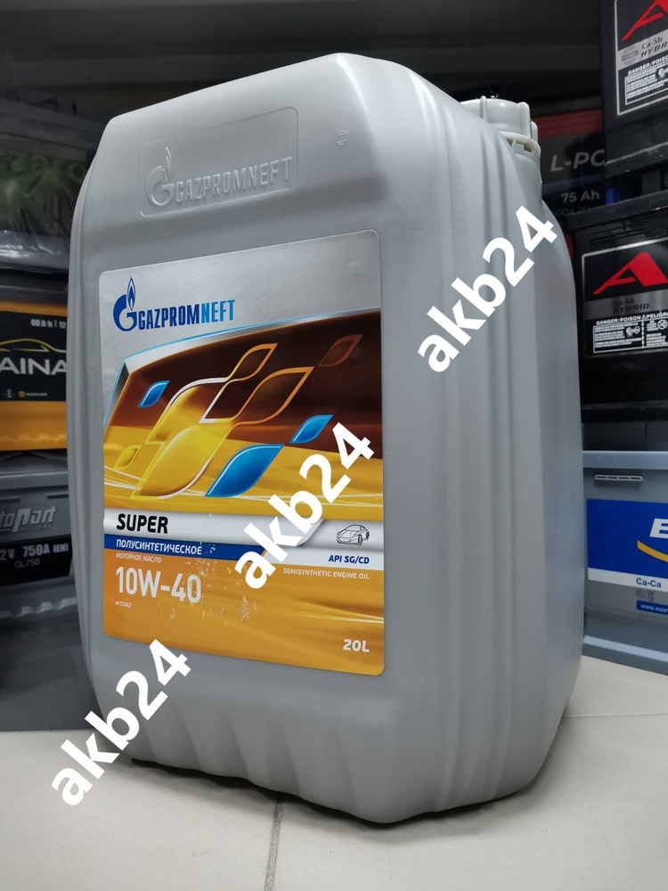 Gazpromneft 10W-40 Масло моторное, Полусинтетическое, 20 л #1