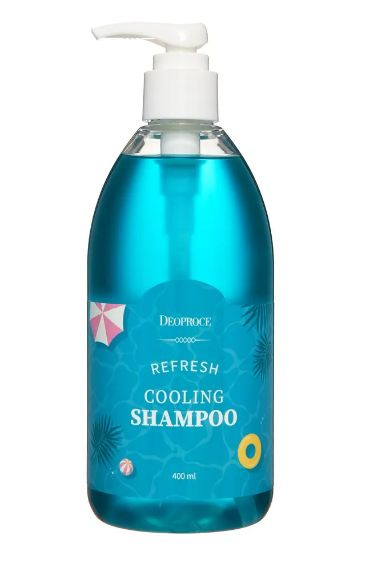 Освежающий шампунь для волос с охлаждающим эффектом DEOPROCE REFRESH COOLING SHAMPOO 400мл  #1