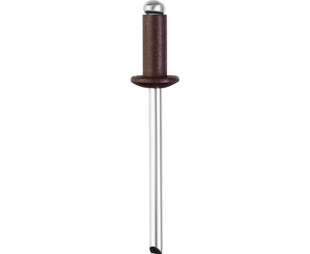 STAYER Color-FIX, 4.0 х 10 мм, шоколадно-коричневый, 50 шт, алюминиевые заклепки, Professional (3125-40-8017) #1