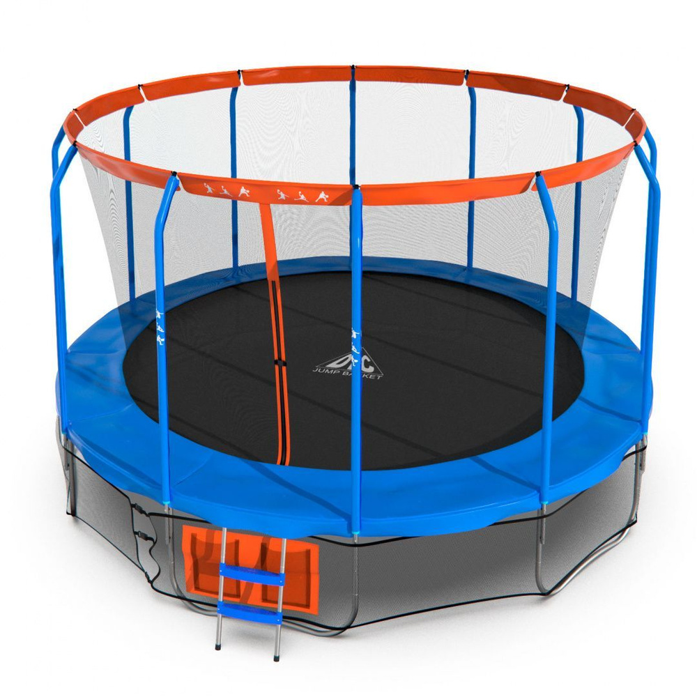 Батут DFC JUMP BASKET 6FT-JBSK-B, с внутренней защитной сеткой, детский, каркасный, для джампинга  #1