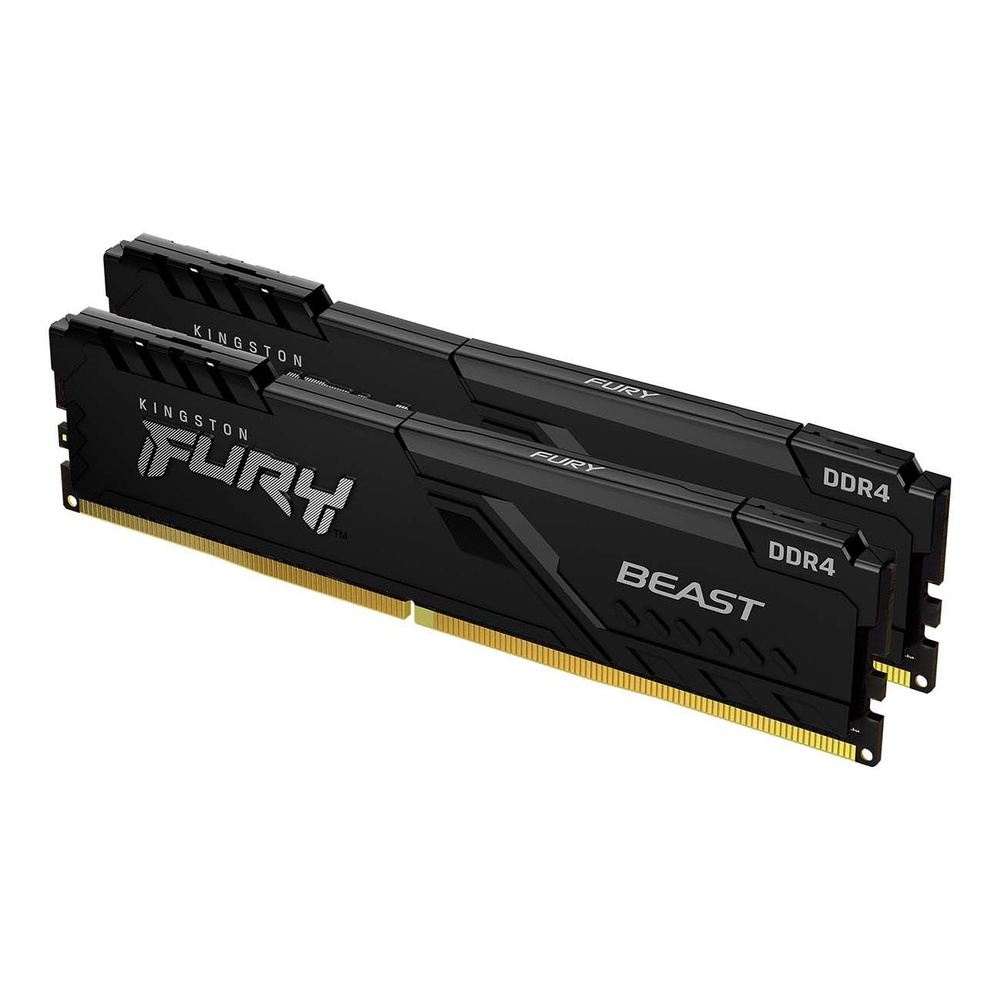 Kingston Оперативная память 16GB FURY Beast DDR4 (KF426C16BBK2/16) 2x8 ГБ (740617320176,0740617320176) #1