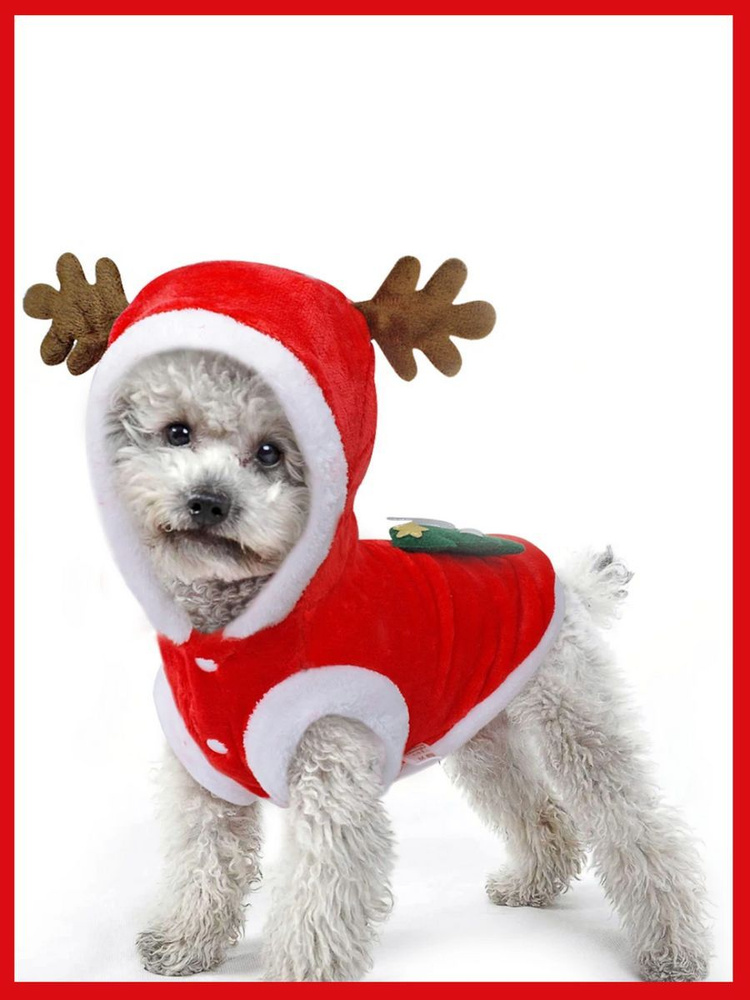 Одежда для собак новогодний комбинезон #1