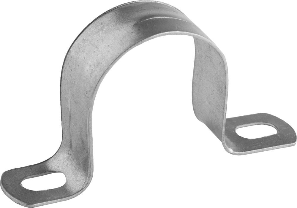 Скобы металлические СВЕТОЗАР D25 мм, 50 штук, для крепления металлорукава, двухлапковые,  #1