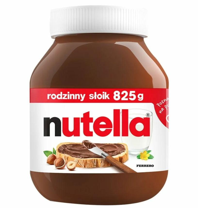 Паста ореховая Nutella, с добавлением какао, 825 гр. #1