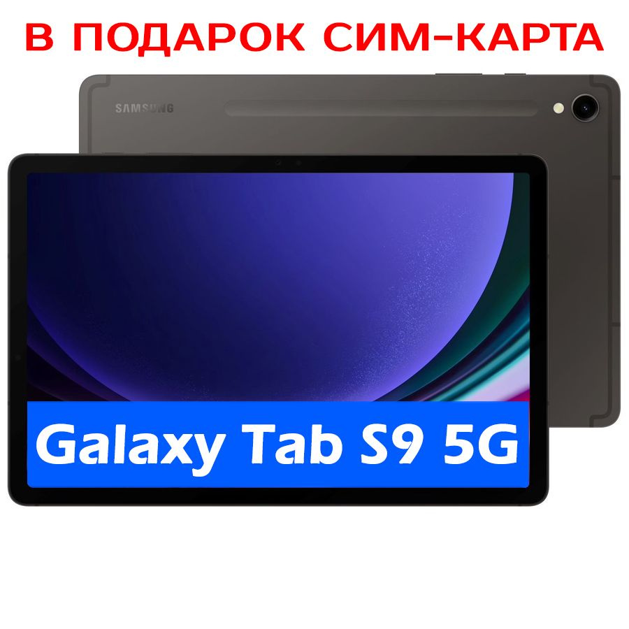 Планшет Samsung Galaxy Tab S9 5G 8/128 ГБ, Gray(Серый графит) #1