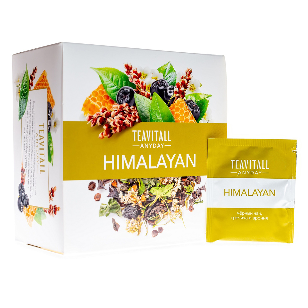 Чайный напиток TeaVitall Anyday Himalayan, 38 фильтр-пакетов #1