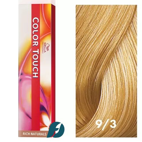 Wella Professionals Color Touch 9/3 интенсивное тонирование очень светлый блонд золотистый, 60мл  #1