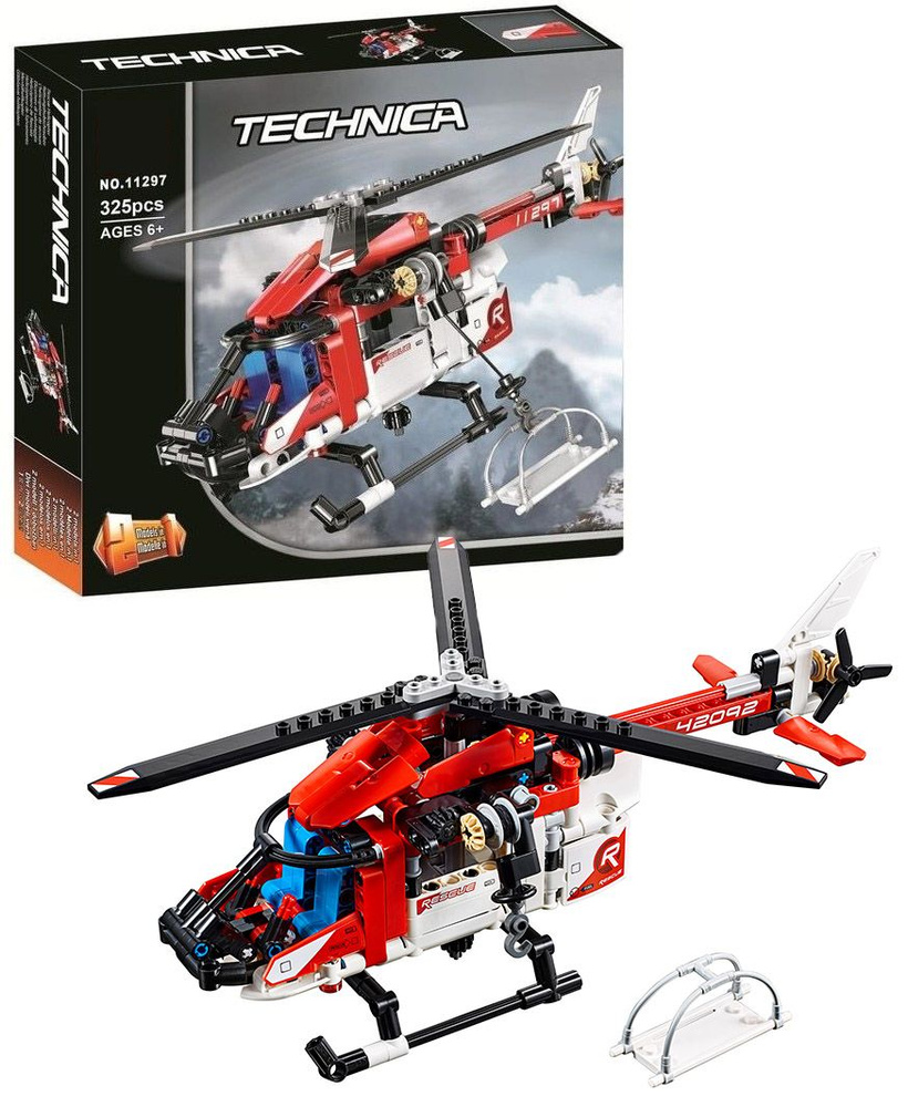 Техник 22095 "Спасательный вертолет" 364 деталей #1