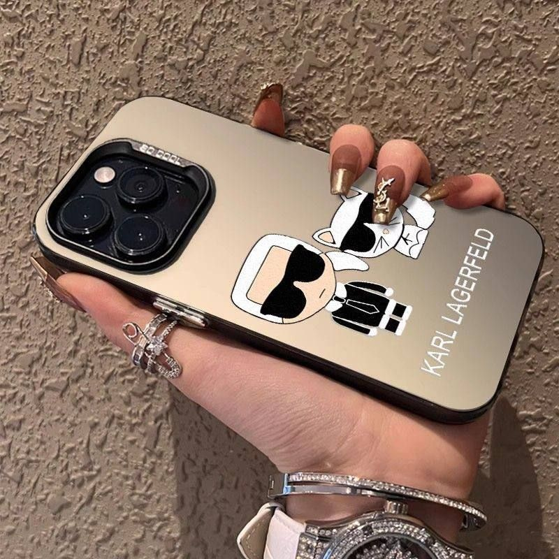 Чехол на iPhone 15 Pro Max - Карл Лагерфельд Матовый - купить с ...