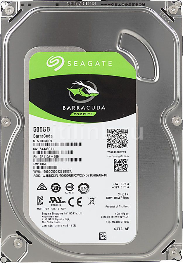 Seagate 500 ГБ Внутренний жесткий диск (ST500DM009)  #1