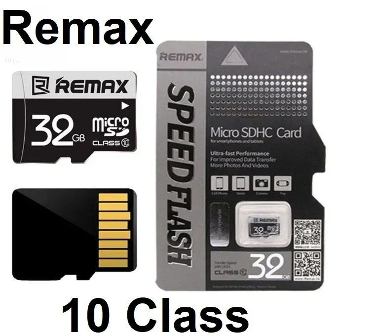 MicroSDHC карта памяти 32 GB Class 10 Remax microSD для видеорегистратора, телефона, камеры видеонаблюдения #1
