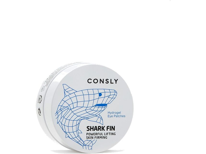 Гидрогелевые патчи с экстрактом акульего плавника CONSLY Hydrogel Shark Fin Eye Patches  #1