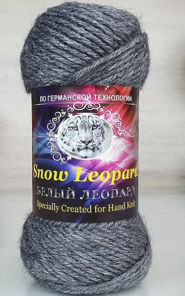 Пряжа для вязания Color City Snow Leopard 2901 серый меланж, 100 гр./180 м., 1 моток  #1