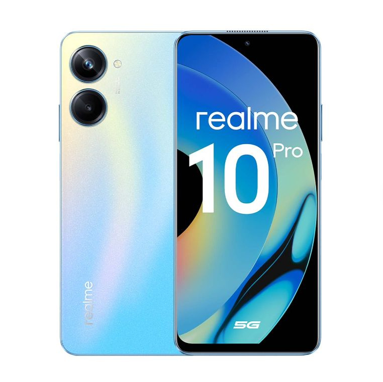 realme Смартфон 10 Pro 8/128 ГБ, голубой #1