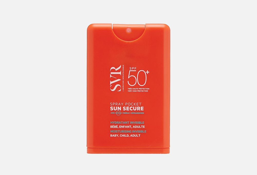 Солнцезащитный увлажняющий спрей, SPF 50+ SVR SPRAY POCKET SUN SECURE #1