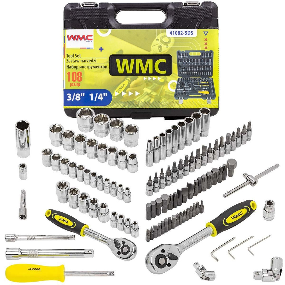 Набор инструментов 108 пр. WMC TOOLS WMC-41082-5DS-м #1