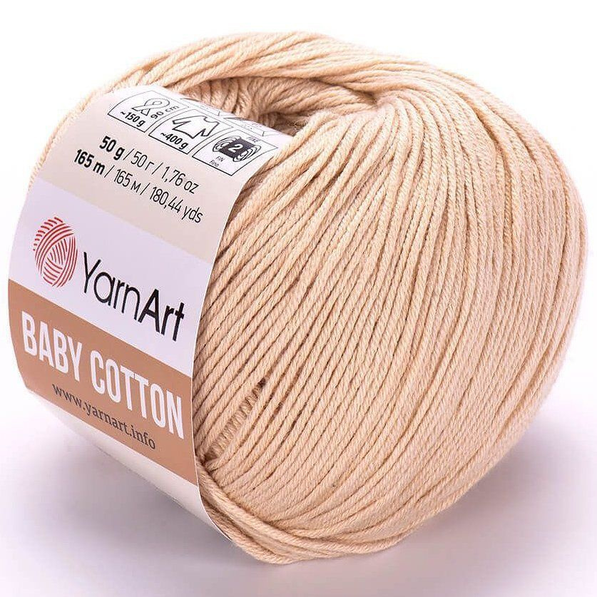 Пряжа Yarnart BABY COTTON 404 медовый (10 мотков) #1