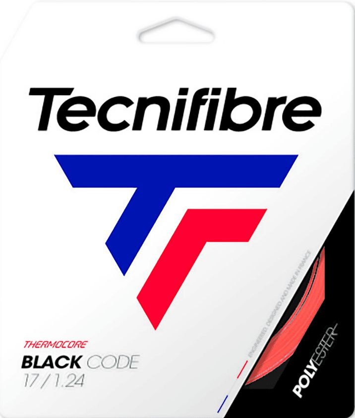 Теннисная струна Tecnifibre Black Code Fire - 1.24 Set (12 м), арт. 04GBL124XR #1