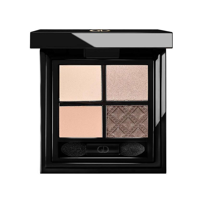 GA-DE Тени для век четырехцветные Idyllic Soft Satin (With Mirror) № 30 Smoky Eyes  #1