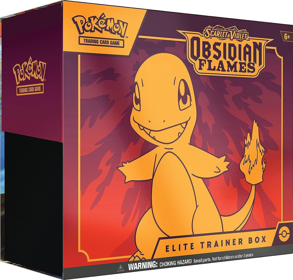 Покемон карты коллекционные: набор Pokemon: Scarlet & Violet - Obsidian  Flames Trainer Box (Made in USA) - купить с доставкой по выгодным ценам в  интернет-магазине OZON (1361436475)