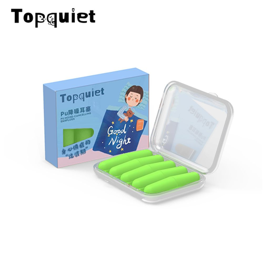 TISHRIC 10 шт. 5 пар, шумопоглощающие затычки для сна, мягкие губчатые ...