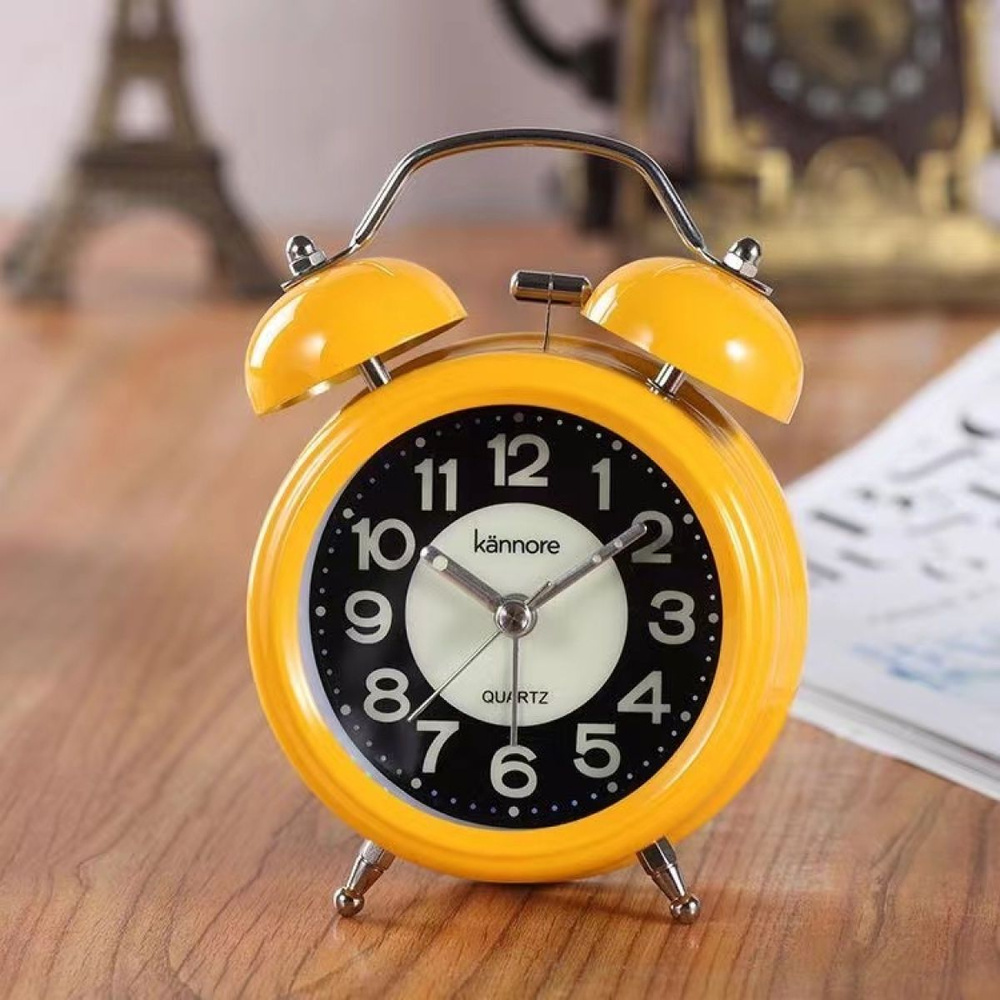 Металлический колокольчик-будильник супер громкий автоматический ...