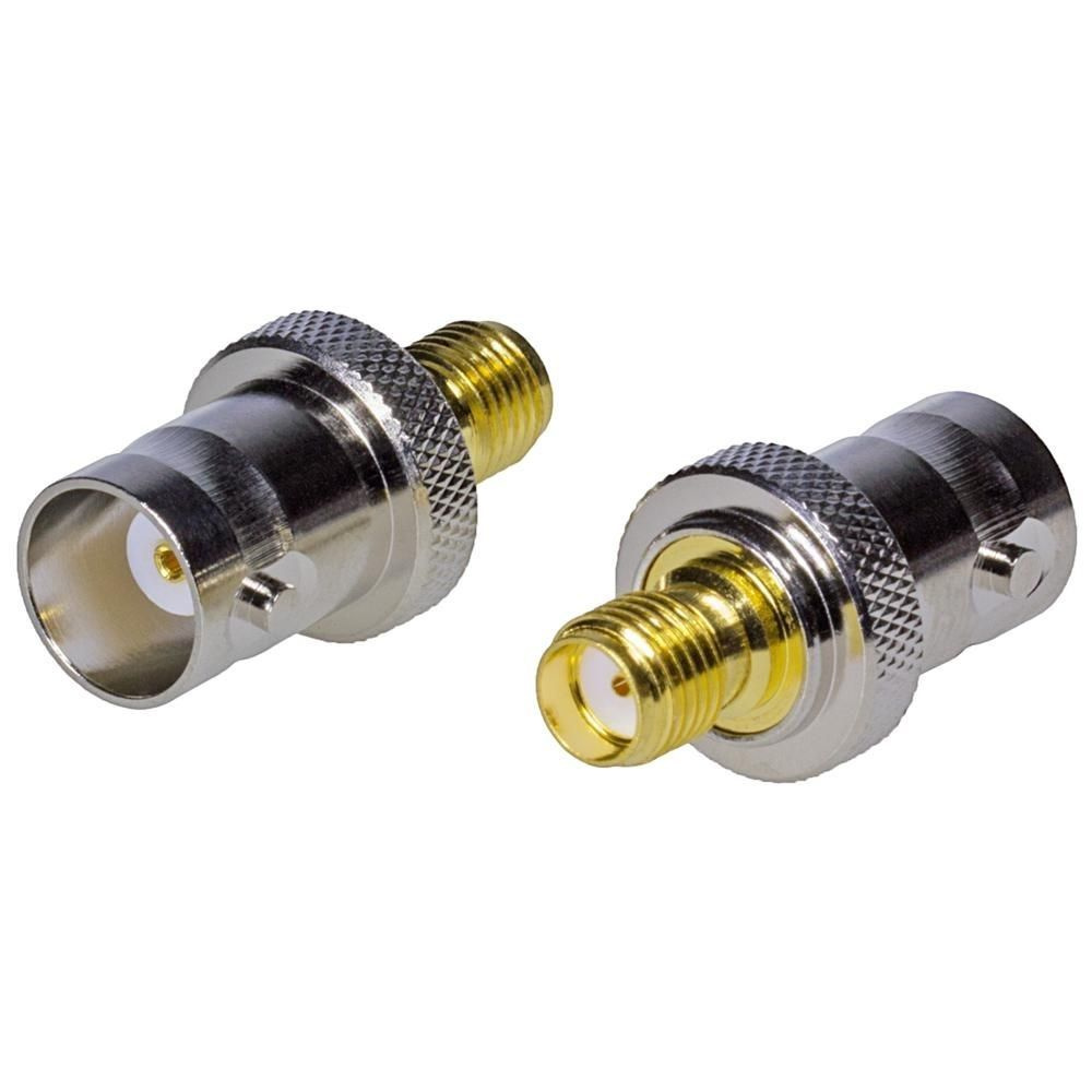 Переходник SMA female (мама) - BNC female (мама) для радиостанций ...