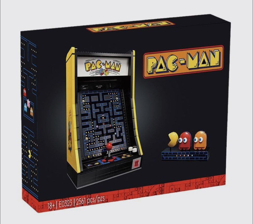 Конструктор Аркадный автомат Pac-Man Arcade 2561 деталь #1