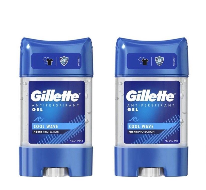 Gillette Дезодорант мужской Endurance, Cool Wave, гелевый, 70 мл, 2 шт #1