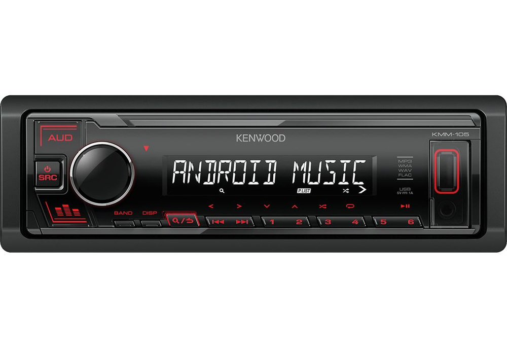 Автомобильный медиа ресивер Kenwood KMM-105 #1