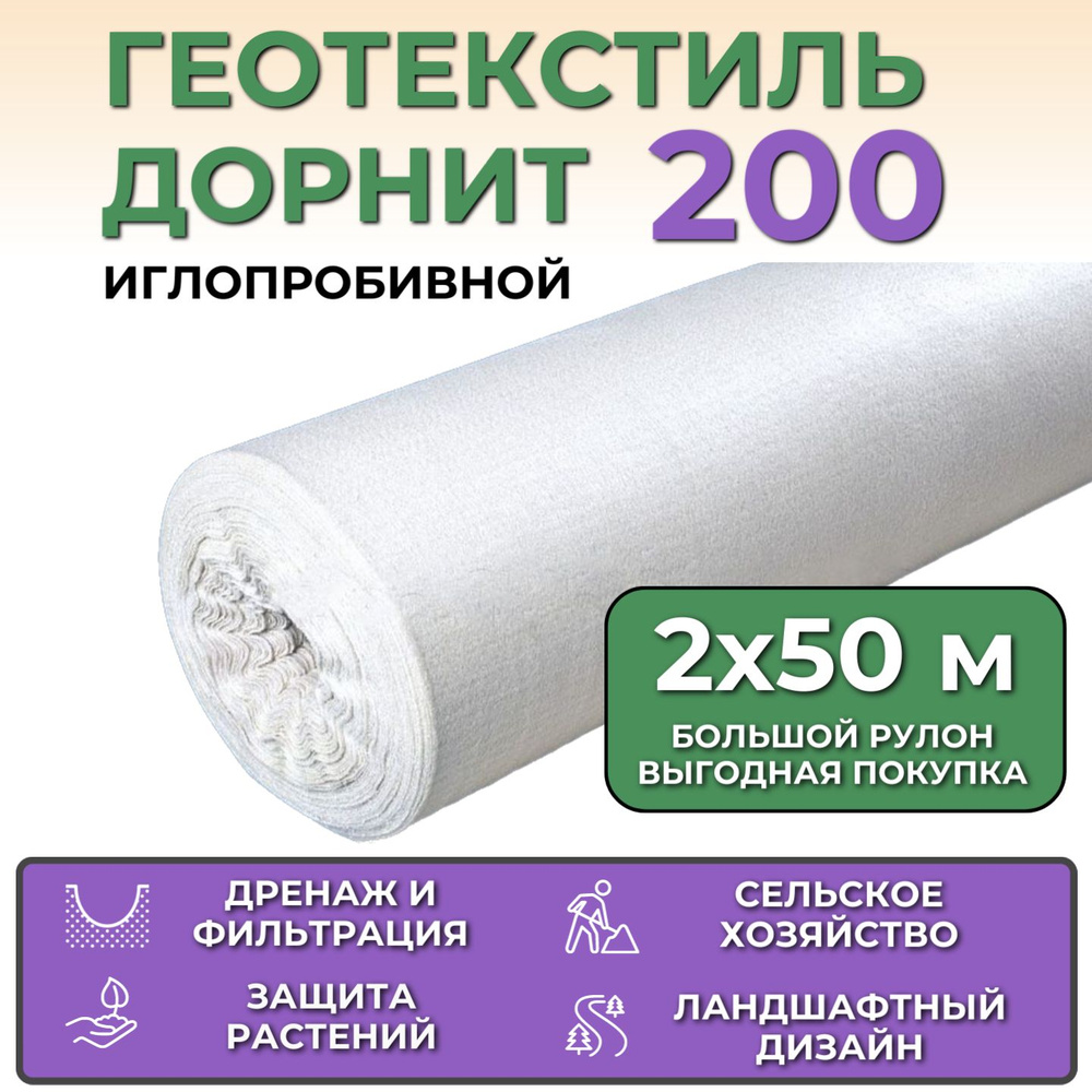 PentaIzol GEOhard (Геотекстиль для дорожных работ) 1,6м 80 кв.м