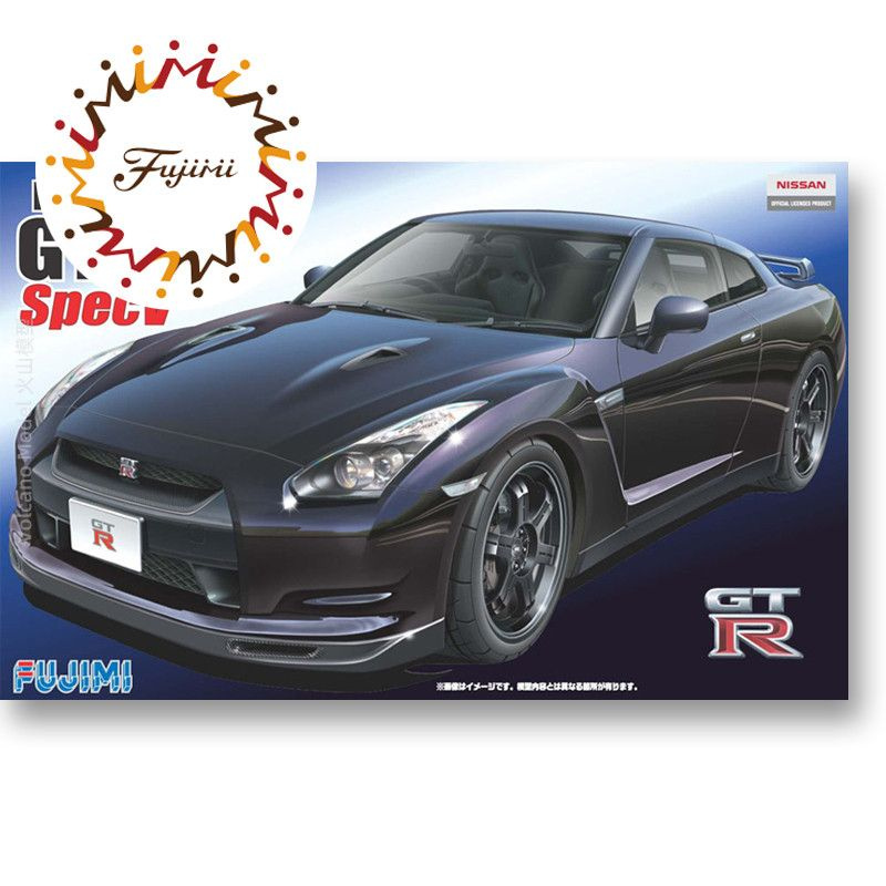 Сборная модель Машинка fujimi-03798 1/24 Nissan GT-R R35 Spec-V car model kit #1