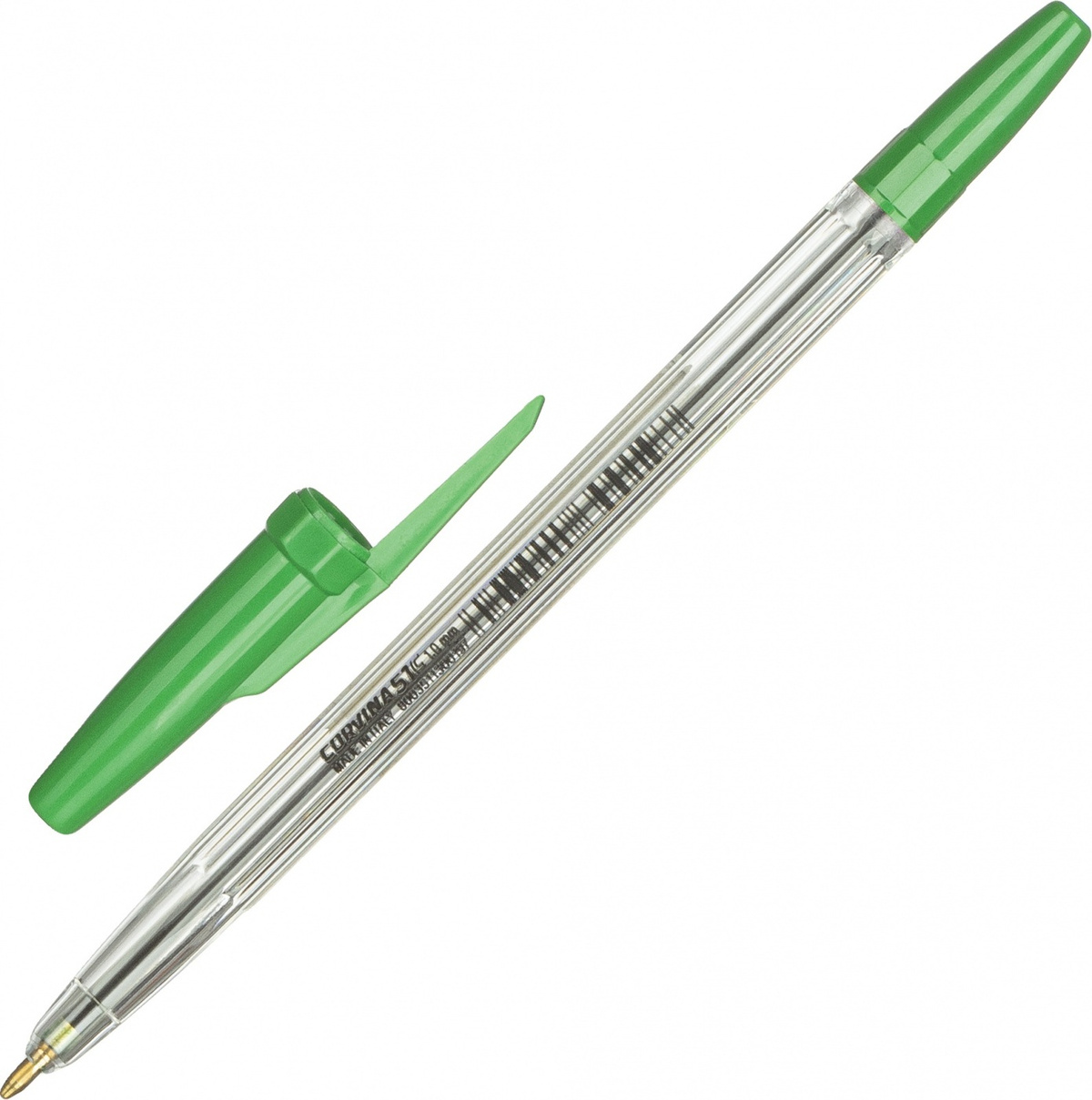 Ручка шариковая Corvina Classic, зеленый, 1 мм