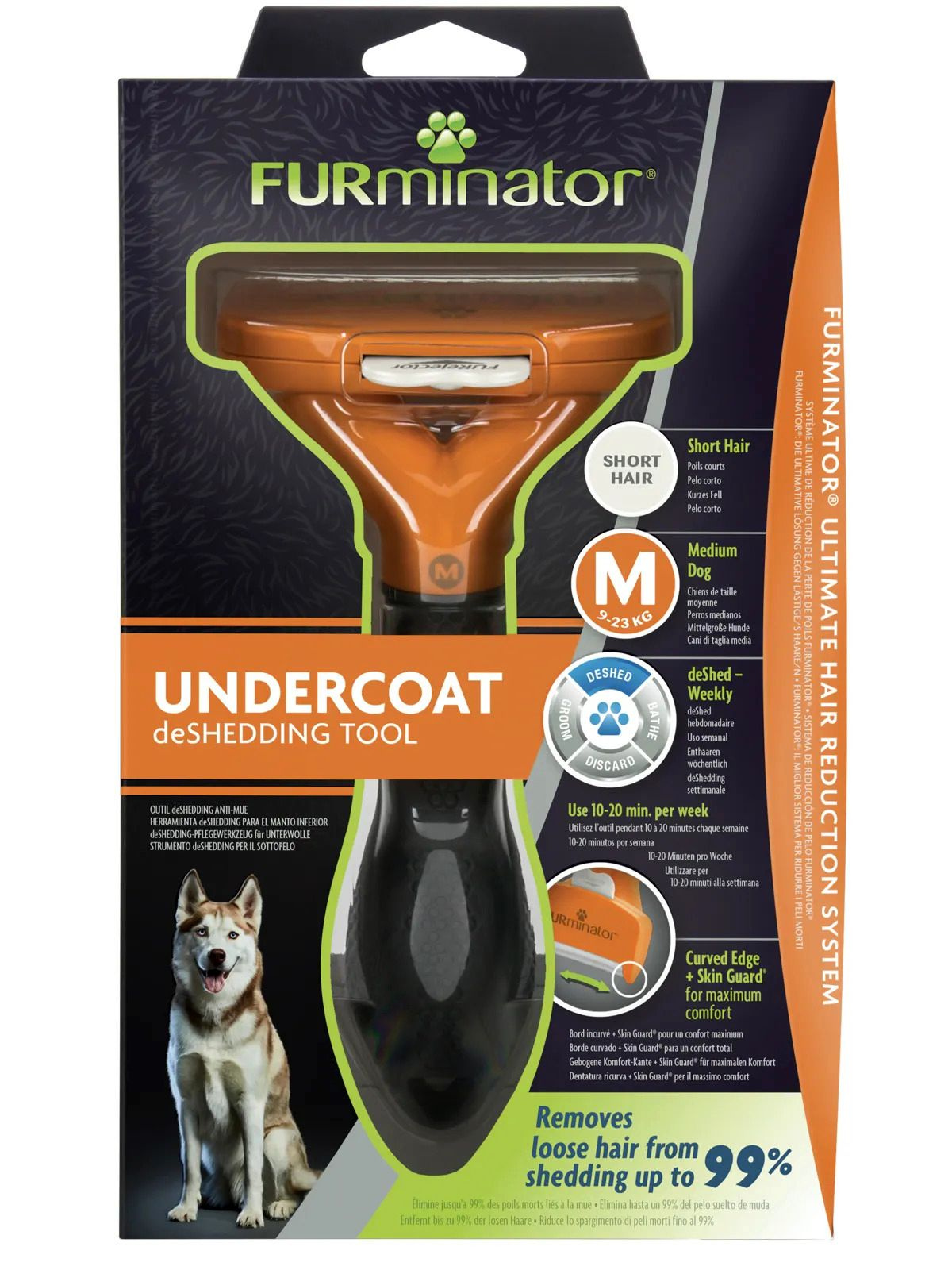 FURminator Short Hair Medium Dog