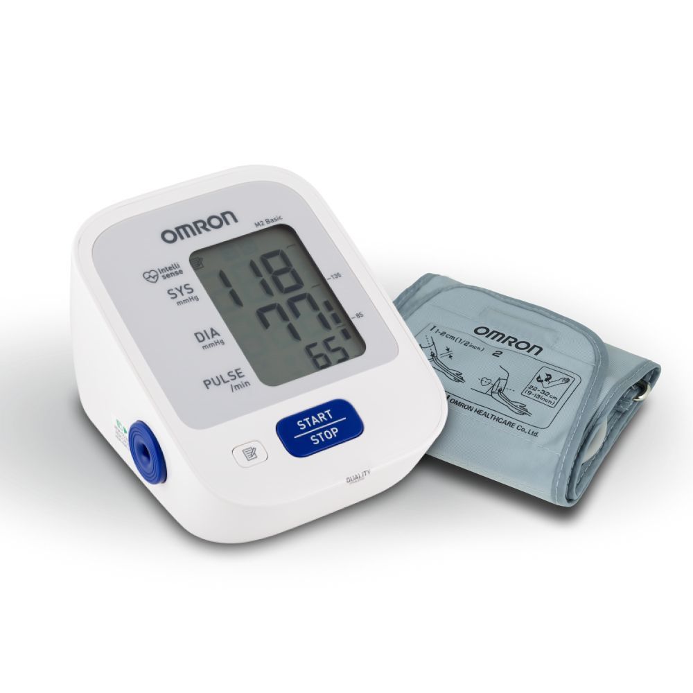Тонометр автоматический OMRON M2 Basic RU с веерообразной манжетой 22 ...