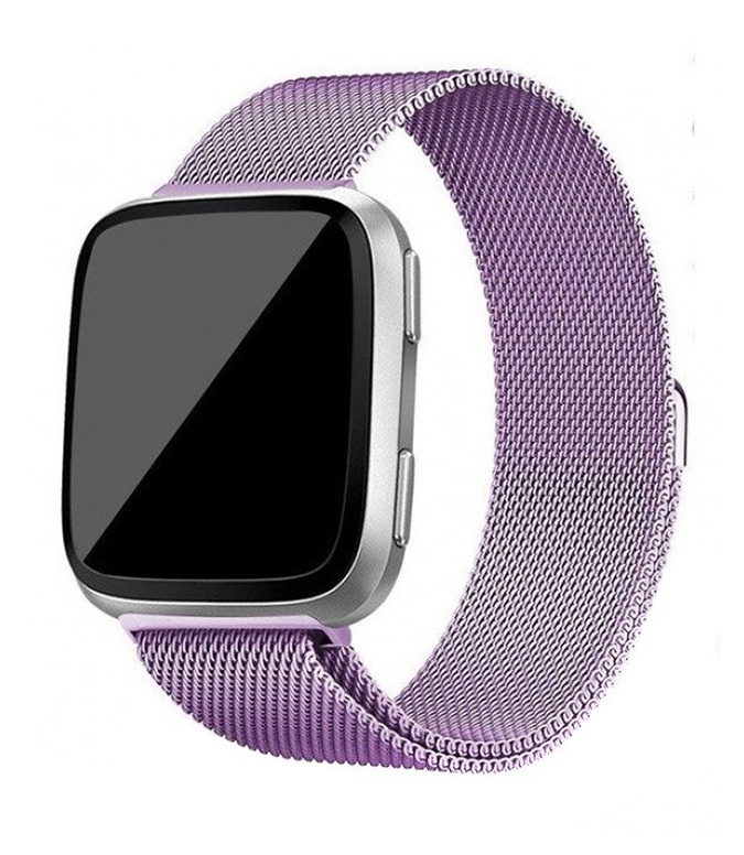 Ремешок Gurdini на часы Apple Watch Milanese Loop Series 1-9/SE/Ultra 42 мм 44 мм 45 мм 49 мм фиолетовый #1